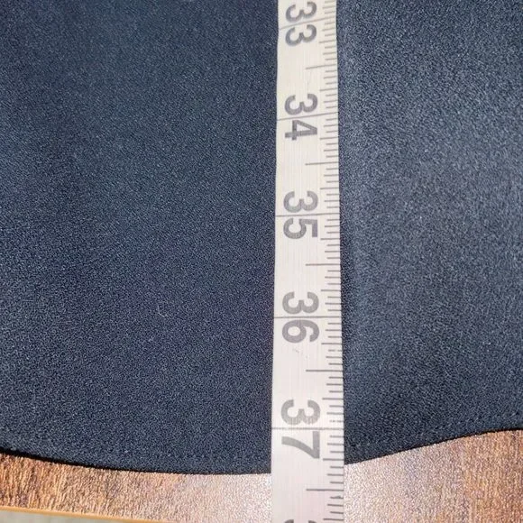 Lilly Pulitzer Black Dress Pearl front Sz 12 Adalee onyx LBD - Picture 10 of 10